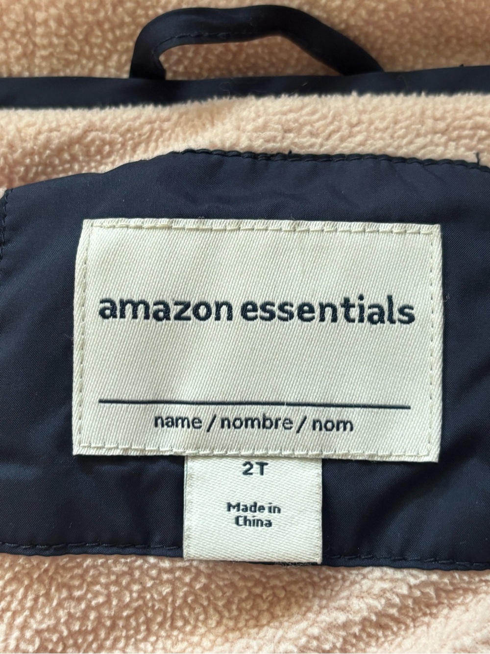 Amazon Essentials Pink Puffer Jacket - Picture 6 of 7